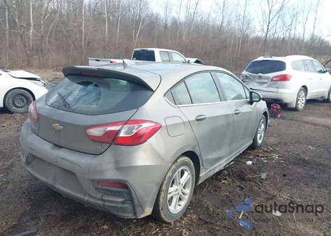 2017 Chevrolet Cruze Lt Auto из США, поврежденный, VIN 3G1BE6SM8HS532607